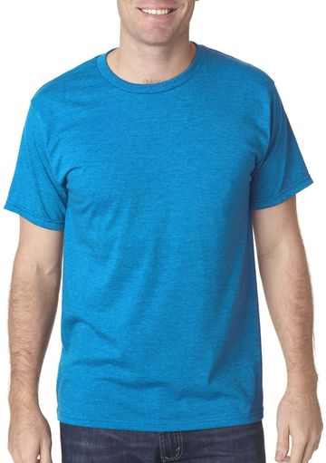 Bayside Adult Adult Heather Ring-Spun Jersey Tee